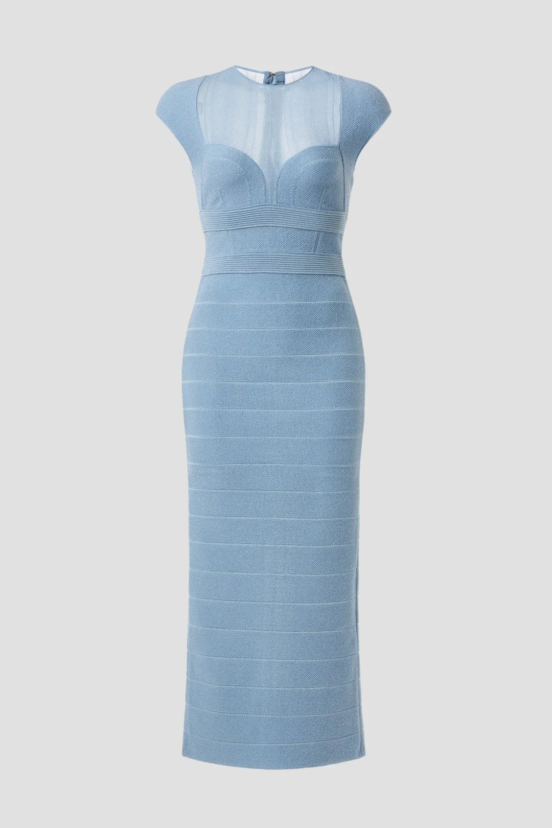 Hervé Léger Sheer Bustier Gown Size Large