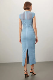 Hervé Léger Sheer Bustier Gown Size Large