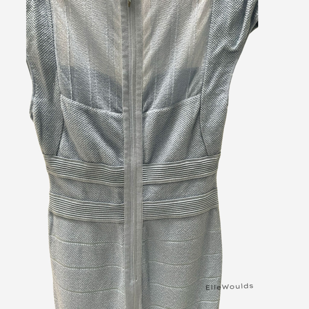 Hervé Léger Sheer Bustier Gown Size Large