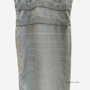Hervé Léger Sheer Bustier Gown Size Large
