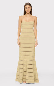 Herve Leger Stitched Bandage Gown