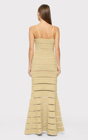 Herve Leger Stitched Bandage Gown