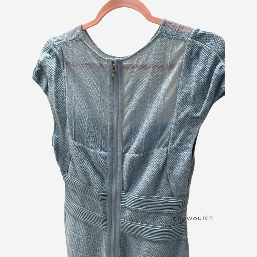Hervé Léger Sheer Bustier Gown Size Large