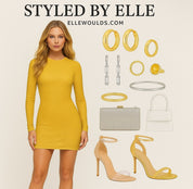 Pretty Little Thing Naomi Campbell Chartreuse Embellished Mesh Bodycon Dress